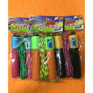 Skipping Jump Rope Soft Handle + Counter / Skipping Rope Exercise GYM Fitness / Tali Loncat Dengan Penghitung Lompatan Putar DIVA STORE88