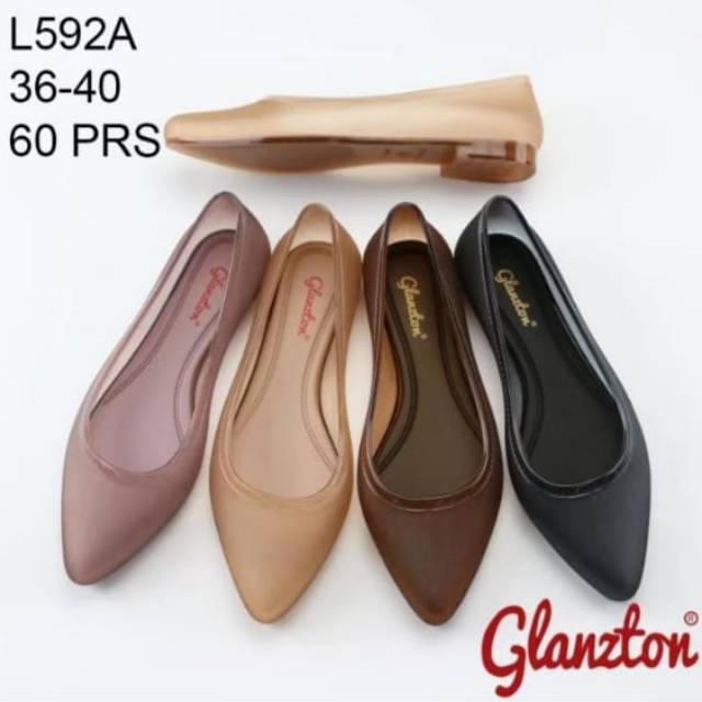 Glanzton Sepatu Jelly Transparan