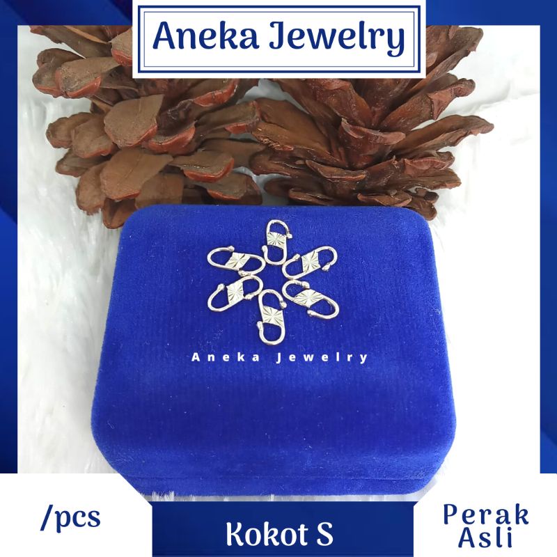 Kokot S, Perak 925, Lapis Emas Putih