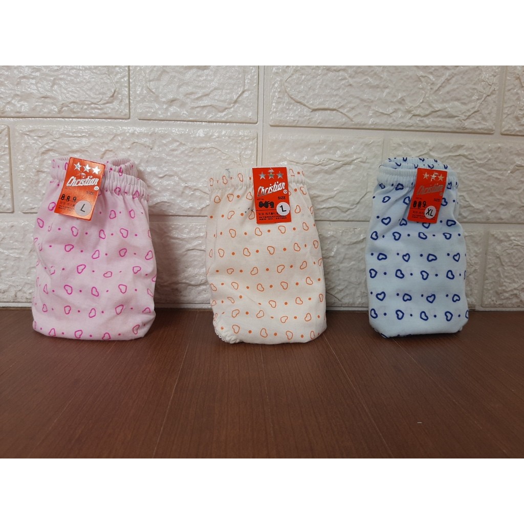 Celana dalam / sexy lingerie Pakaian Dalam CD SABLON HATI KECIL Wanita Murah dan Nyaman ( ART 889 )