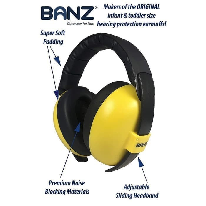 Banz baby earmuffs 0-2y (121055,121056,121057,121059,124632,124633,)