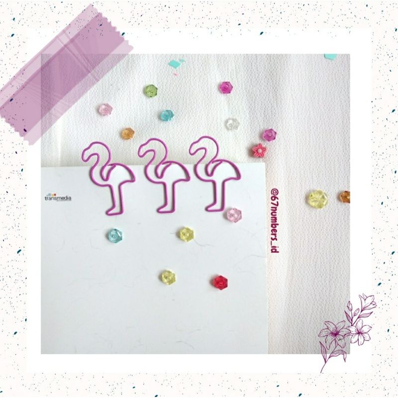 

FLAMINGO PAPER CLIP / PENJEPIT KERTAS