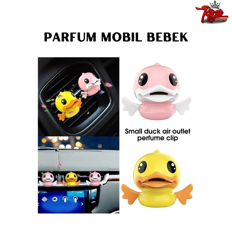 Pajangan Parfum  Mobil Dashboard Bebek Lucu - Cartoon Duckling Car Air Freshener