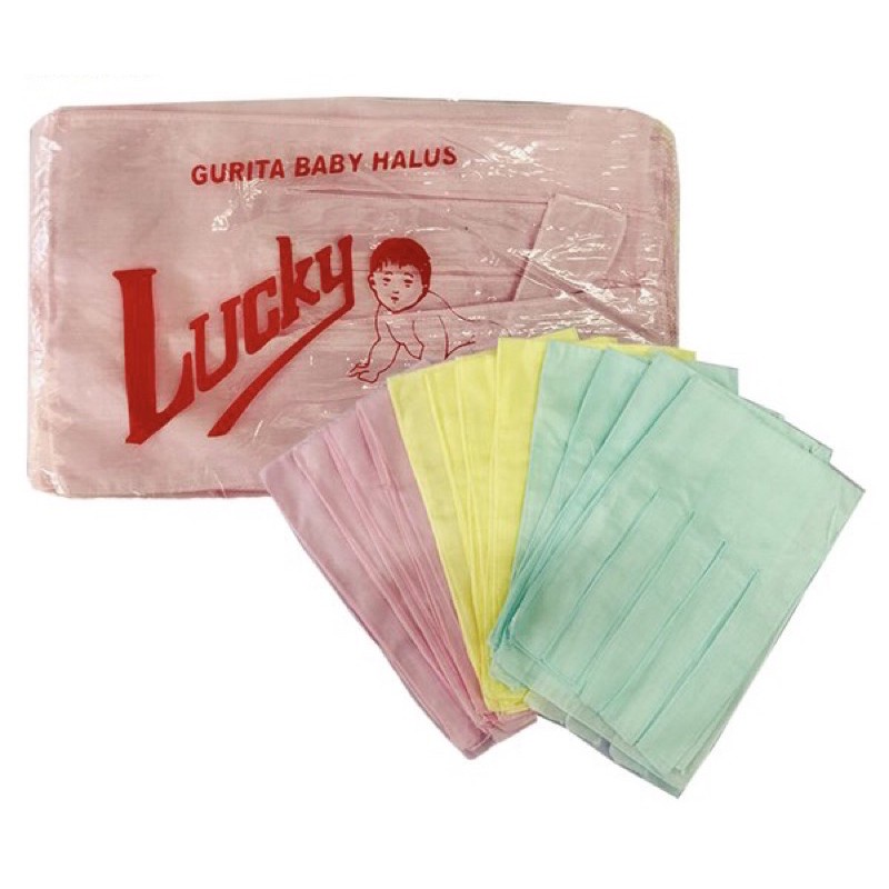 Gurita Lucky Polos Bayi Ibu Hamil | Gurita Bayi Baby Tali Ikat Murah | Open Sorex Ecer Satuan