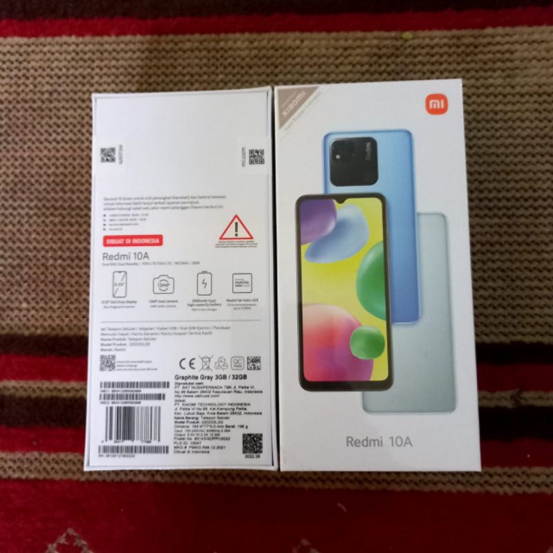 Xiaomi Redmi 10A ram 3/32 Garansi Resmi