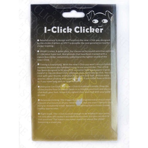 FeEg Clicker Alat Untuk Melatih Hewan / Kucing / Anjing / Otter / Musang Gege01Hh