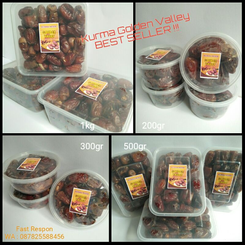 

KURMA MESIR _ KURMA GOLDEN VALLEY _ KURMA BEST SELLER 500GR