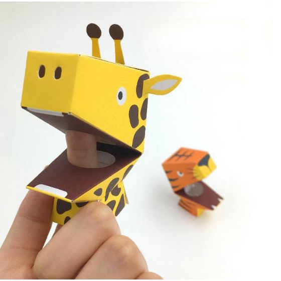 

KERTAS ORIGAMI LIPAT FINGER PUPPET ORIGAMI PAPER 3D DIY 4PCS 319-205