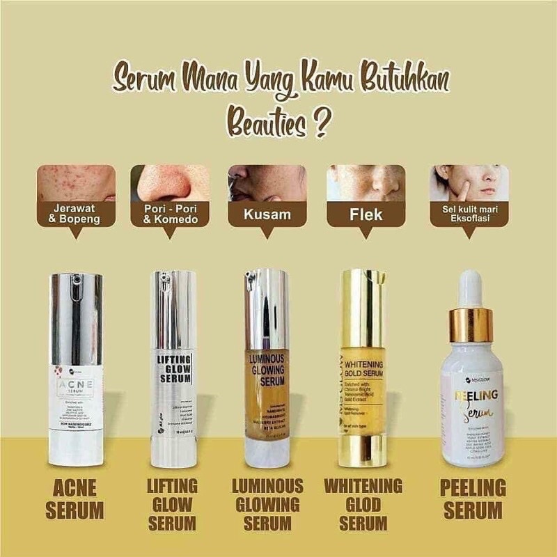 ALL SERUM MSGLOW ORIGINAL MURAH