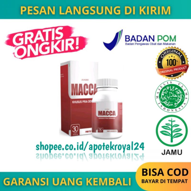 Jundo Macca Original Jundo Macca Obat Herbal Stamina Asli