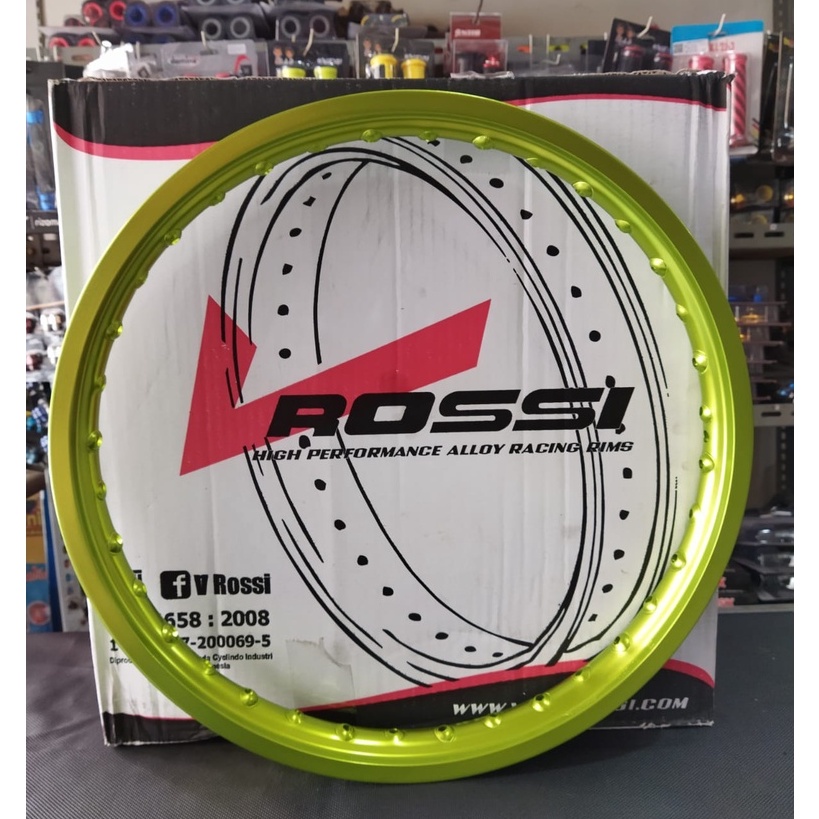 ROSSI DAUN VELG PELEK RING 17 UKURAN 140 Hijau