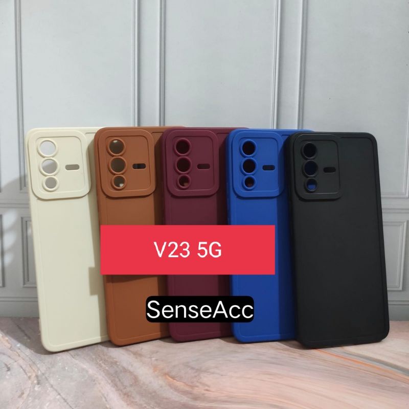 Soft case/slikon/kondom macaron pro camera/kamera type Hp Vivo V23/V23E