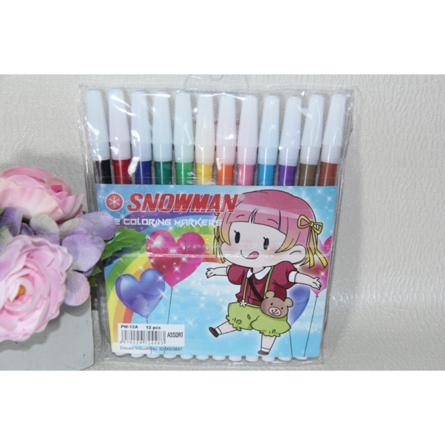 

Spidol Snowman isi 12pcs