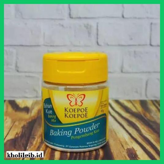 

Redwop-Gnikab- Baking Powder Koepoe Koepoe 45Gr -Hallall.