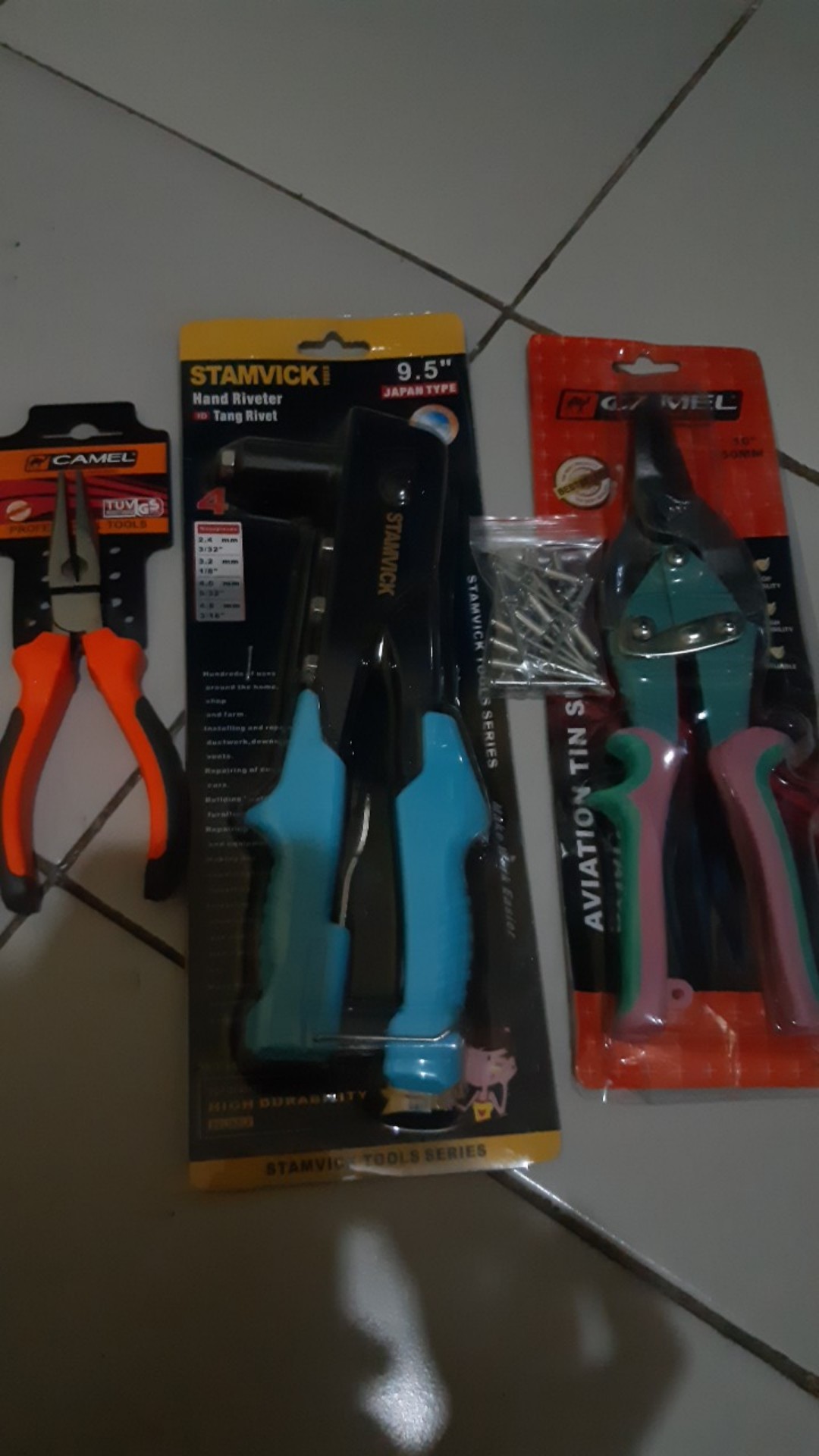 Tang Lancip Camel 6 Orange - Tang Buaya - Tang Jepit - Tang Kabel Bagus Murah