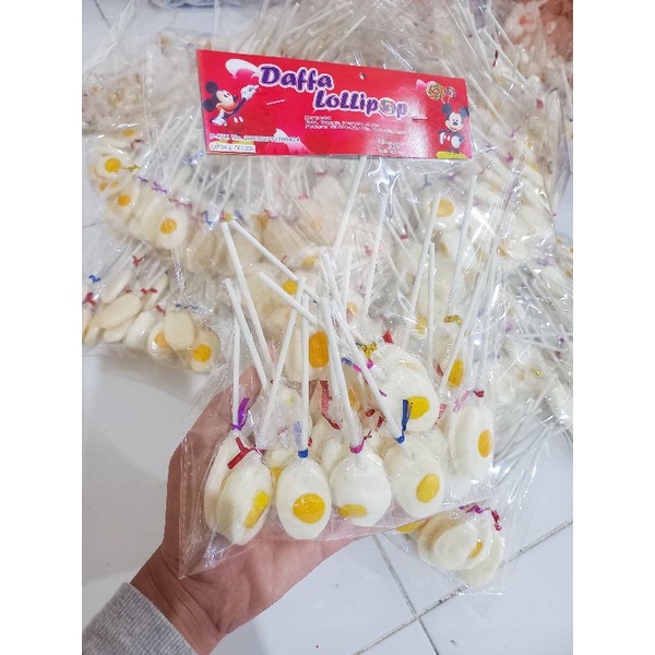 

PERMEN LOLLIPOP TELOR LIMITED EDITION ISI 20PCS BY DAFFA LOLLIPOP