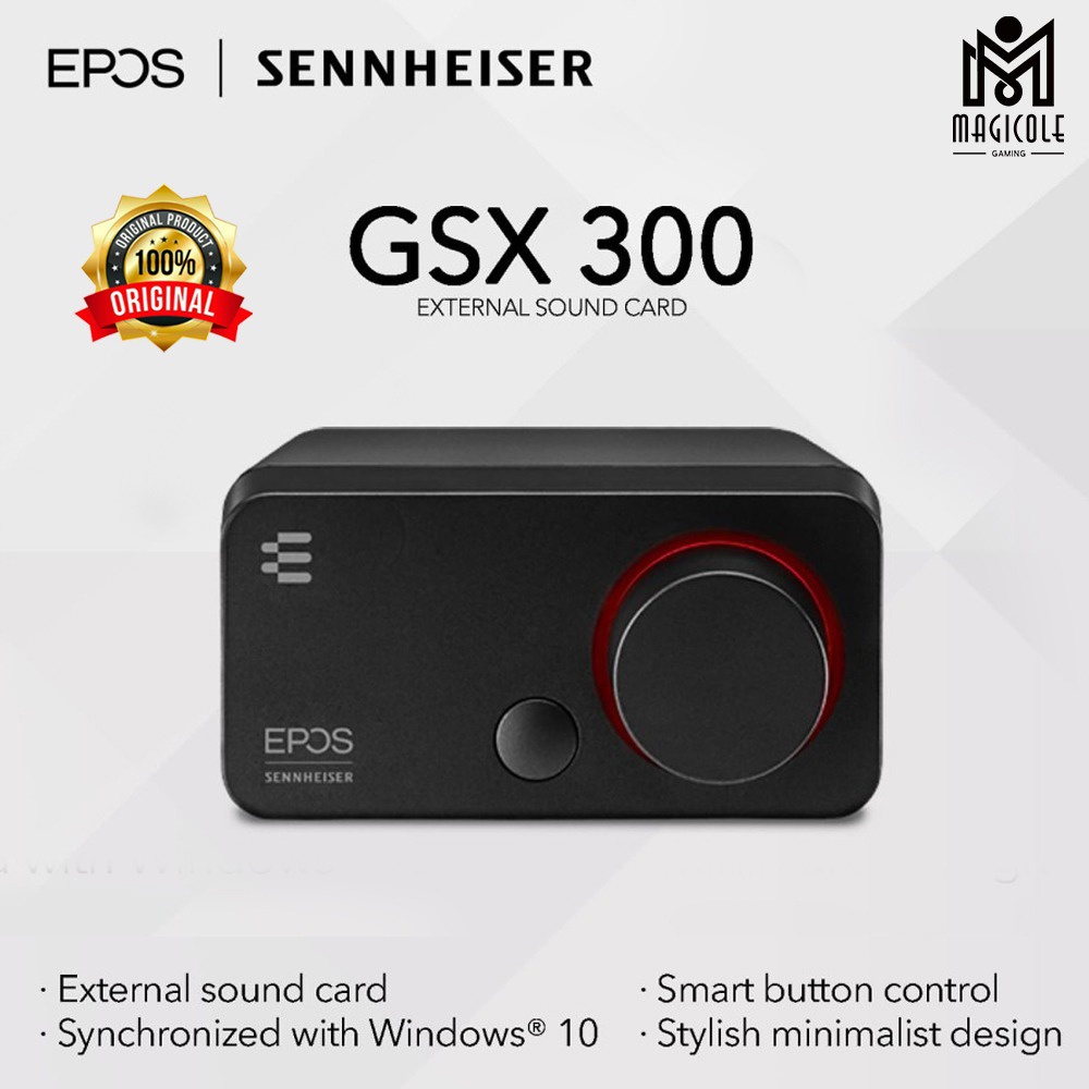 EPOS - GSX 300 External Sound Card - Black