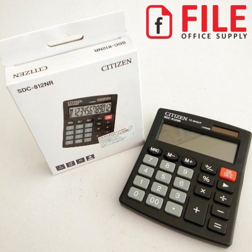 

Kalkulator Meja / Calculator 12 Digit Citizen SDC-812NR