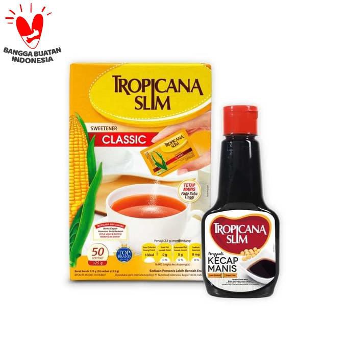 

Sale Tropicana Slim Sweetener Classic (50 Sch) + Kecap Manis Sugar Free