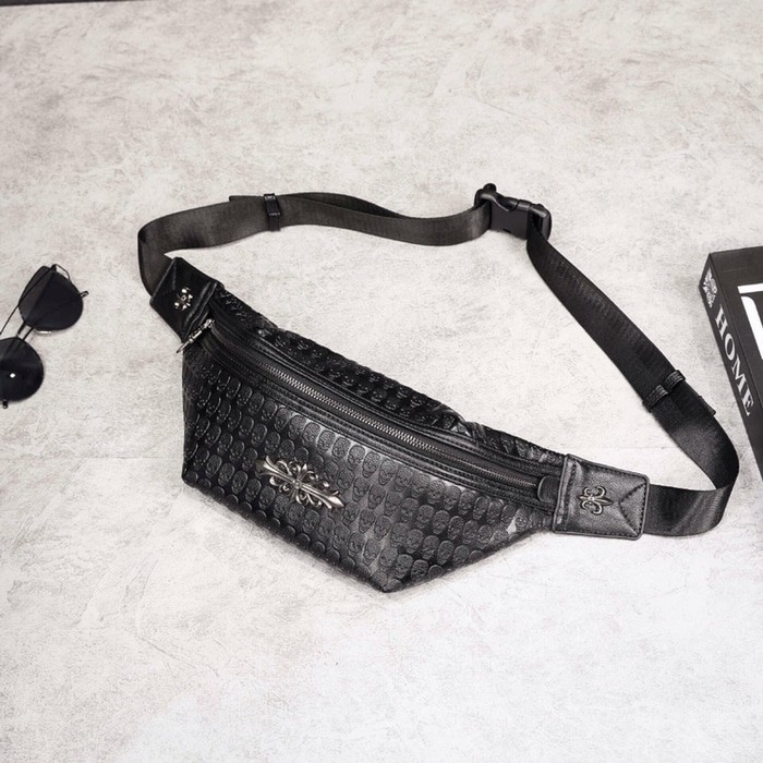 Tas Selempang Kulit Bahu Pria Waistbag Tas Pria Slingbag 3080
