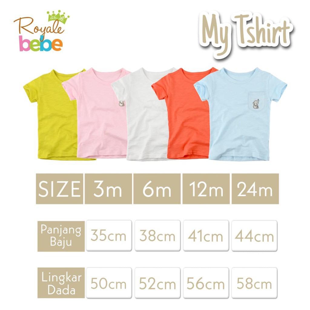 CUCI GUDANG PROMO Royale Bebe My TShirt Baju anak Baju Bayi Pakaian anak atasan anak