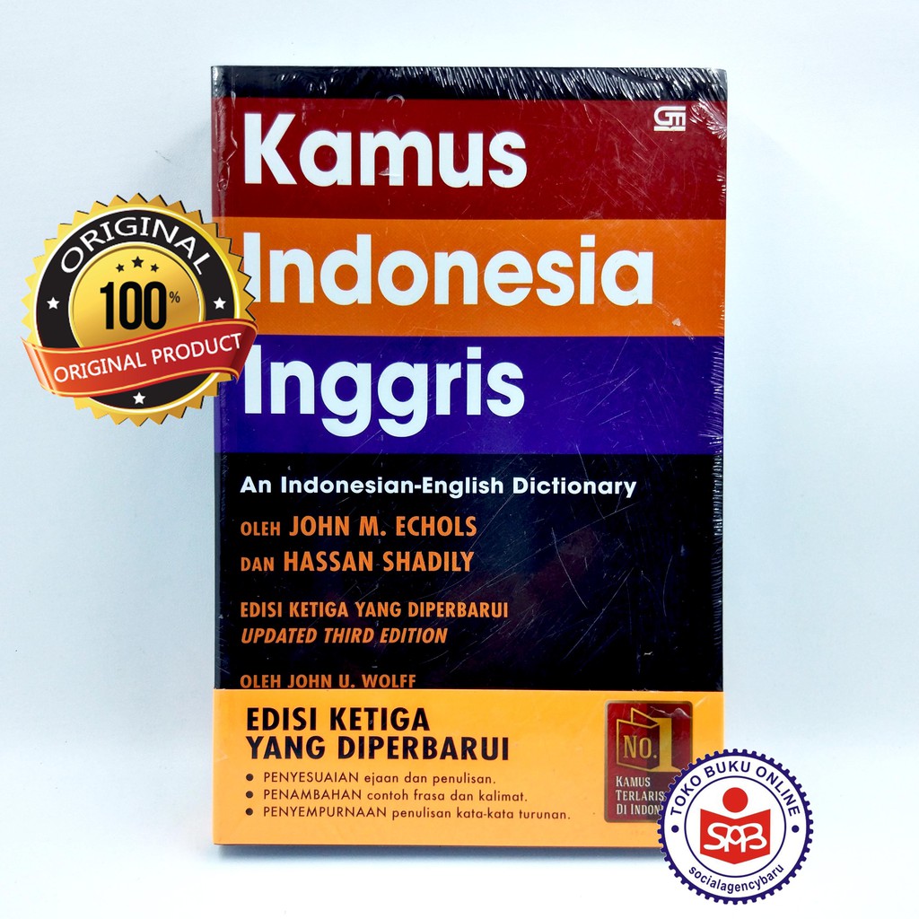 Kamus Indonesia Inggris SOFTCOVER - John M. Echols