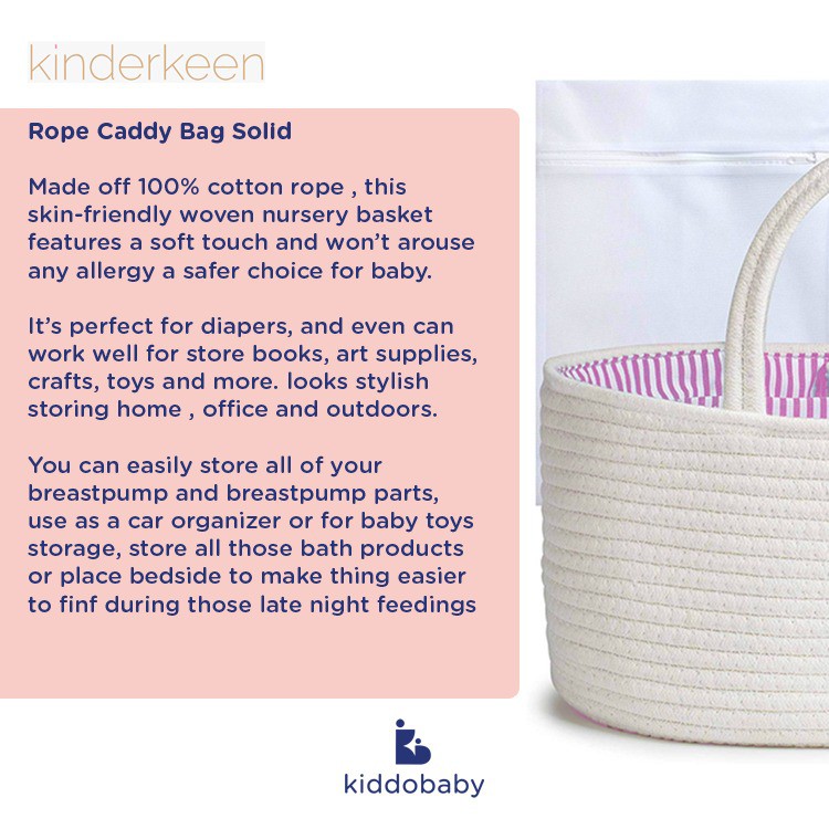 Kinderkeen Rope | Tas Traveling Serbaguna | Tas Perlengkapan Bayi