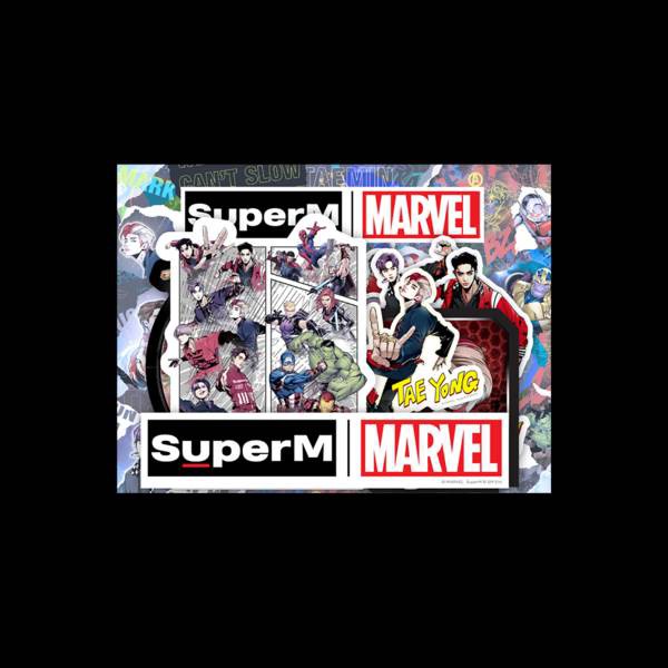 [UNOFFICIAL] SuperM x MARVEL Sticker deco