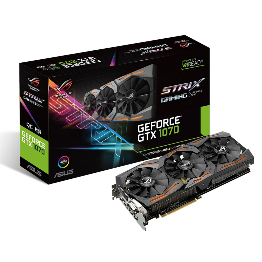 ASUS GTX 1070 STRIX 8GB DDR5 OC