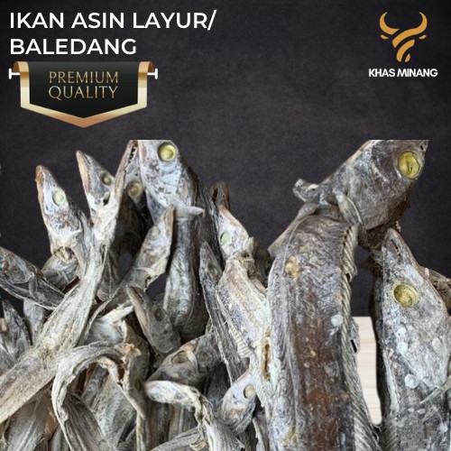 

Ikan Asin Layur Baledang 250gr Kering Kriuk Belah Khas Minang