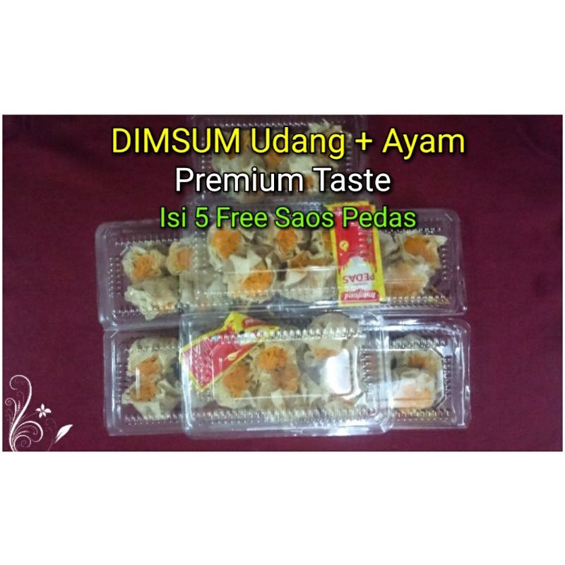 

Dimsum Ayam Isi 5 Free Saos Pedas