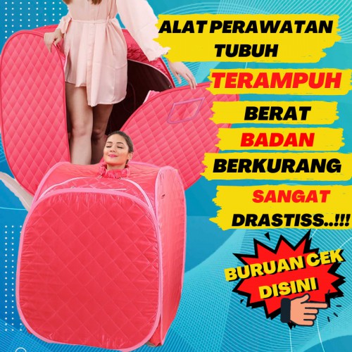 SAUNA PORTABLE  Sauna Portable Alat Pelangsing Tubuh Alat Sauna Room Portable Alat Pelangsing Tubuh 
