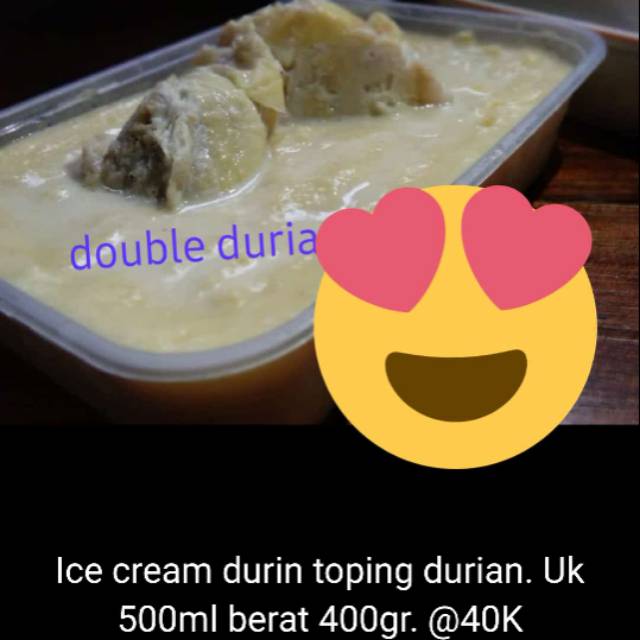 

Ice cream durian