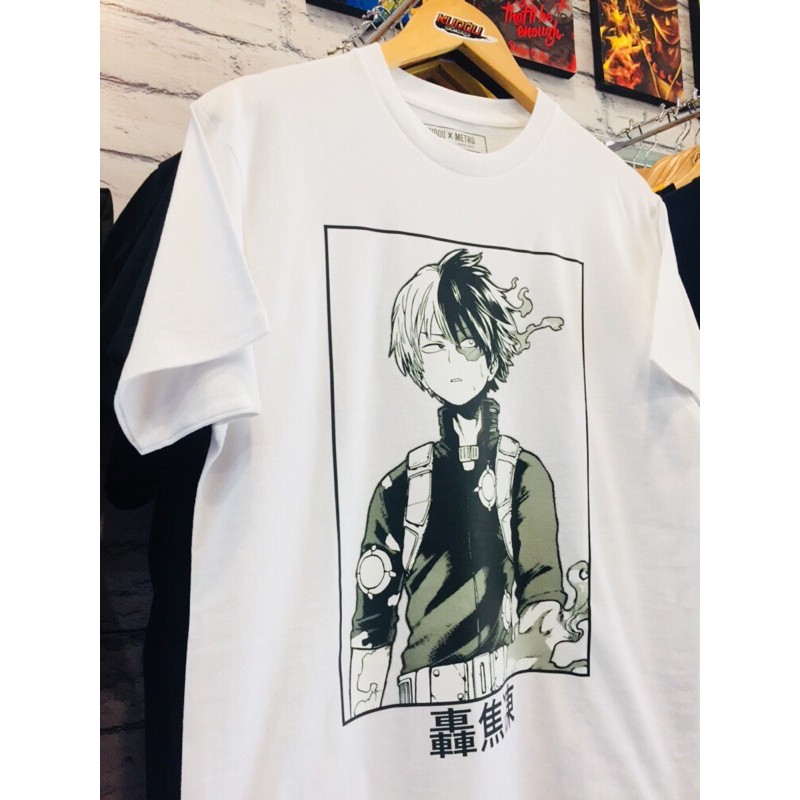 Tshirt Todoroki Shoto Lineart My Hero Academia