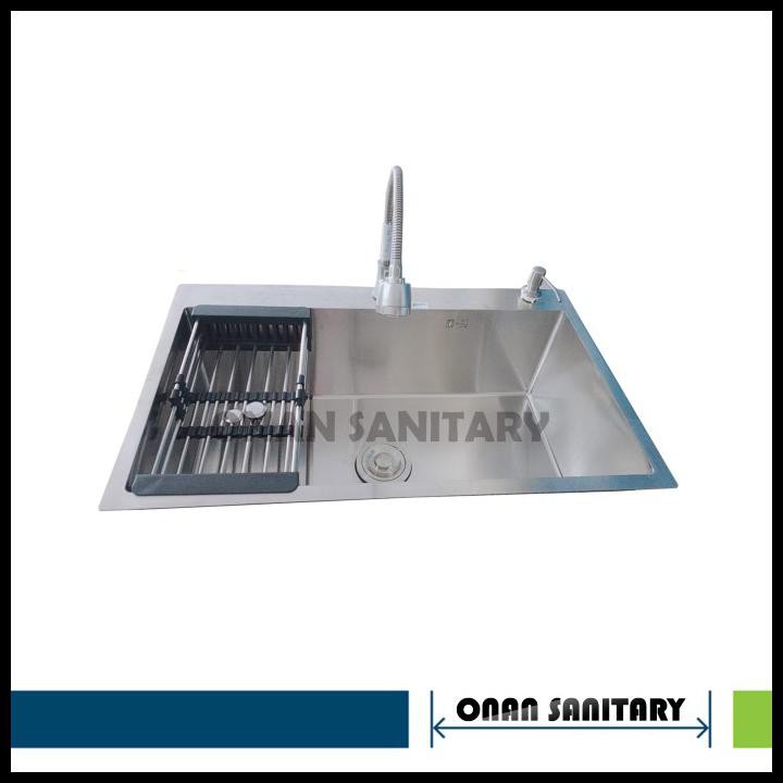 Diskon Kitchen Sink Golden Hand 8050 Stainless Minimalis Nasa Series