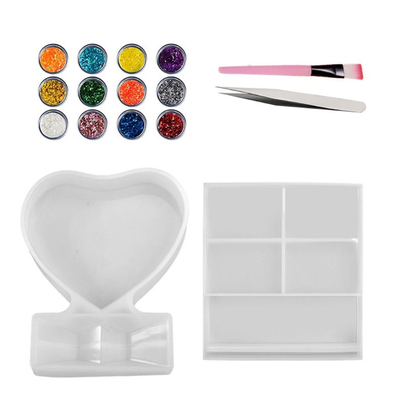 SIY  Photo Frame Mold DIY Silicone Resin Epoxy Frame Mold Set for DIY Making Decoration DIY