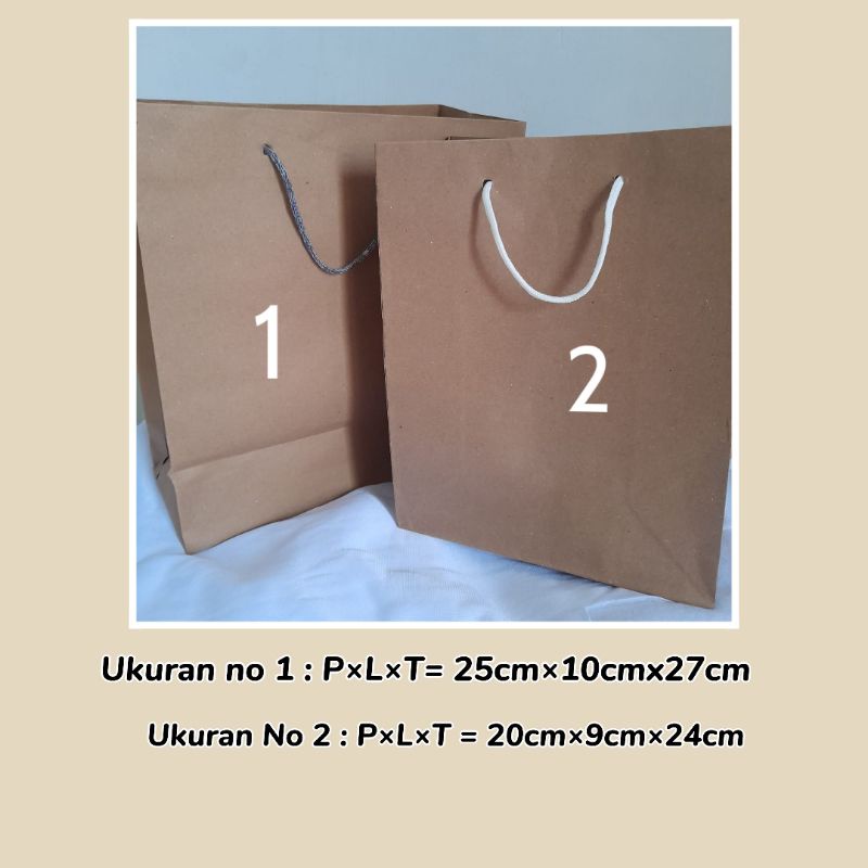 

Paper bag / Paper bag polos / paper bag coklat
