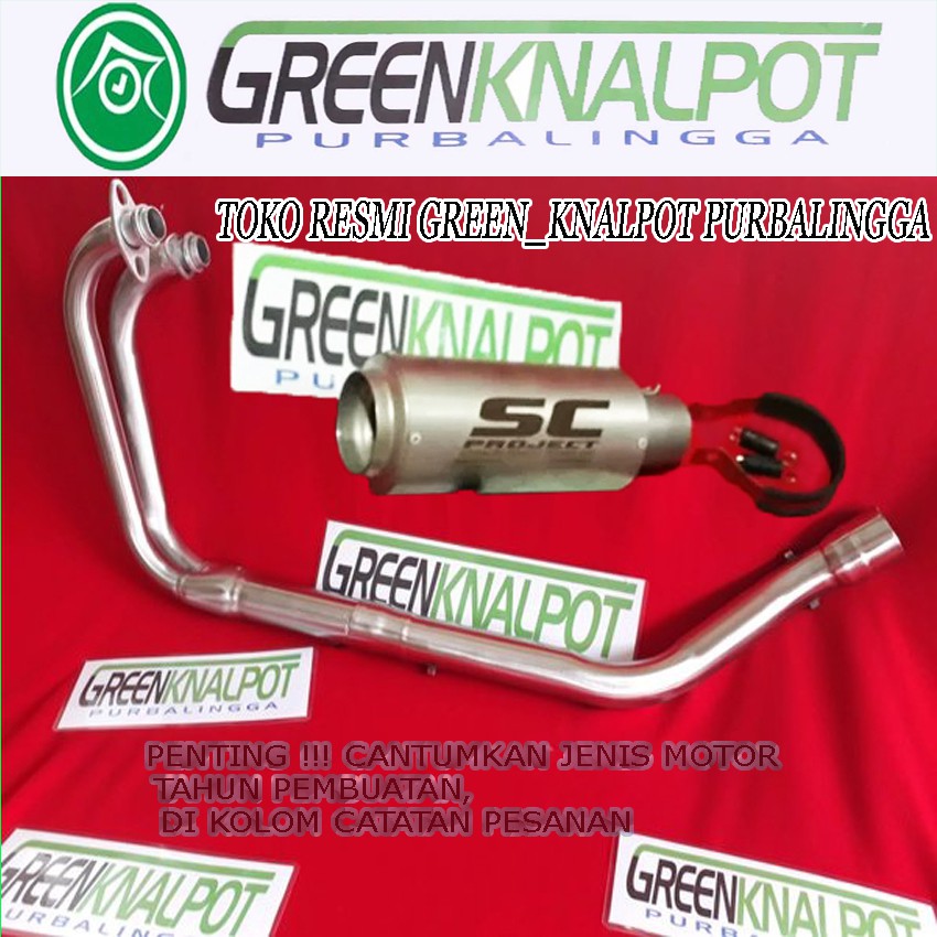 Header knalpot ninja 250 karbu fi full system AKRAPOVIC