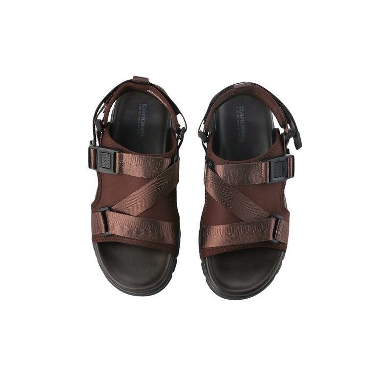 SANDAL SLIDE PRIA CARDINAL ORIGINAL SLINGBACK CASUAL ASLI COKLAT CA11