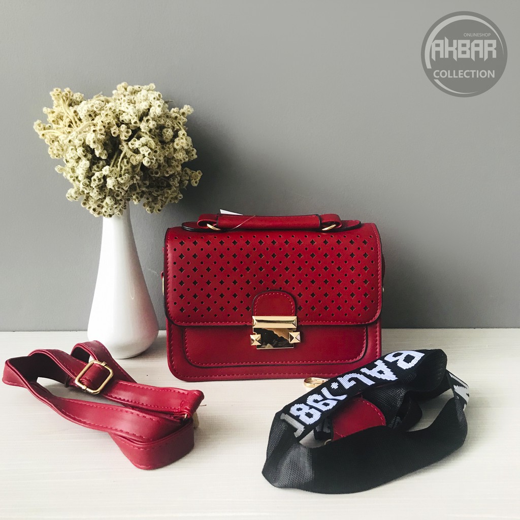 TAS PESTA IMPORT MERAH