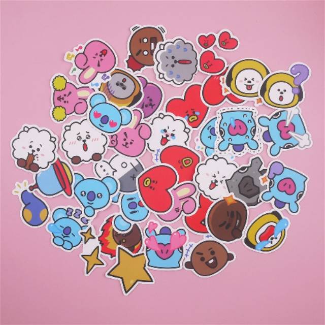 40pcs Sticker set BTS BT21