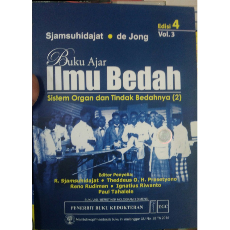 Buku Kedokteran-Ajar Ilmu Bedah sistem organ dan tindak bedahnya ( 2 )