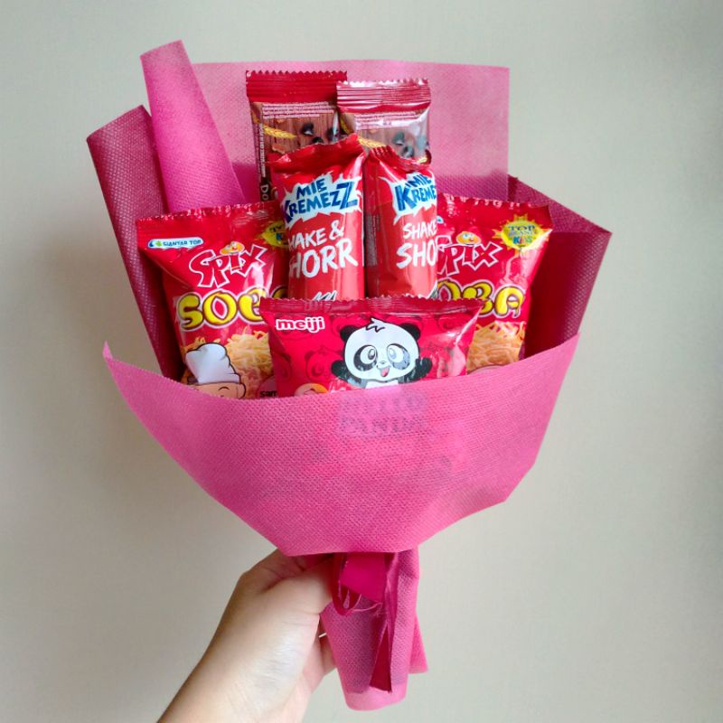 

BUCKET SNACK | MINI BUKET SNACK LUCU | BUKET ULANG TAHUN, WISUDA | BUKET MURAH