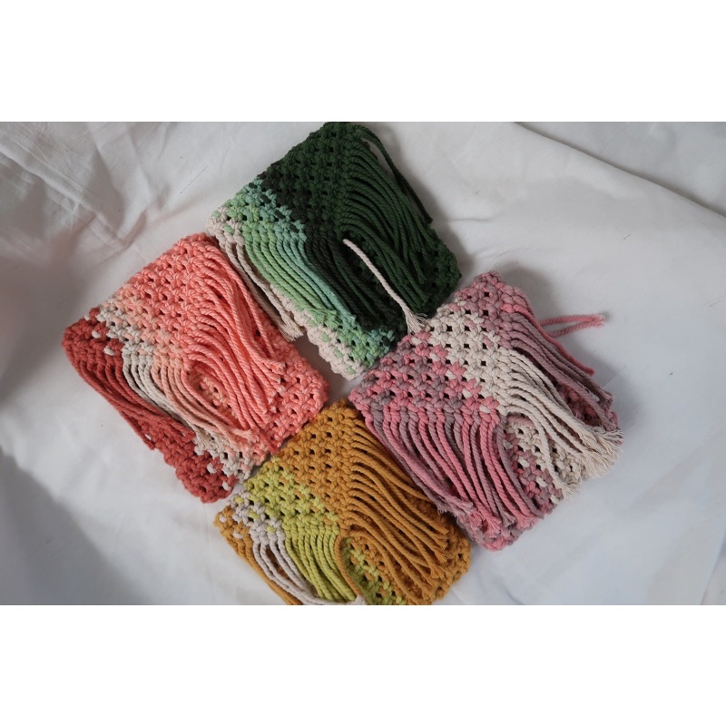 Macrame Mini Pouch/ Kantong HP/ Tas HP Dompet HP