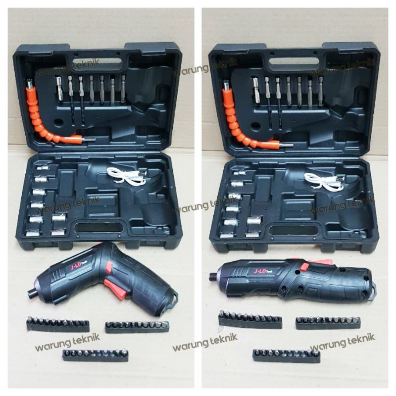 JLD SCREWDRIVER OBENG BATERAI 4.2 VOLT KIT