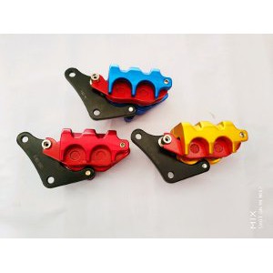 KALIPER DEPAN 2 PISTON NMAX MERK RCB ORI Bagus