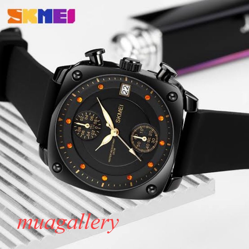 Jam Tangan skmei 1903 original Pria Wanita Cronogarph Tali Rubber Water Resist