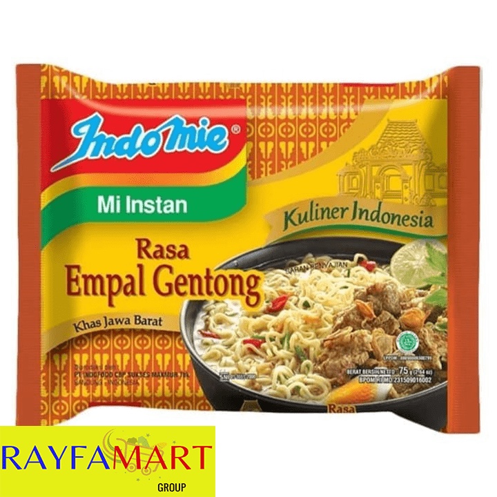 

ECER Indomie Kuliner Empal Gentong Mie Instan Kuah Jawa Barat Halal MUI - 75gr