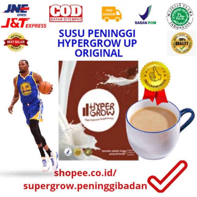 SUSU HYPER GROW PENINGGI HYPERGROW UP ORI - SUSU KALSIUM HYPER GROW HYPERGROW UP ORIGINAL ASLI