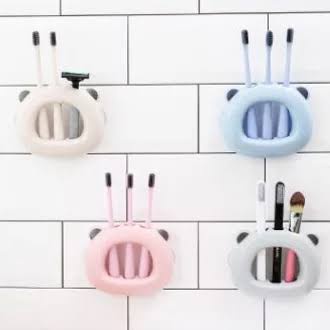 Tempat Sikat Gigi Holder Sikat Gigi Motif Panda Rak Sikat Gigi